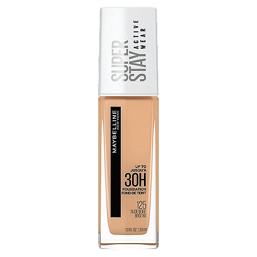 Base de Maquillaje Maybelline Super Stay Active Wear 30H | Tono 125 Nude Beige