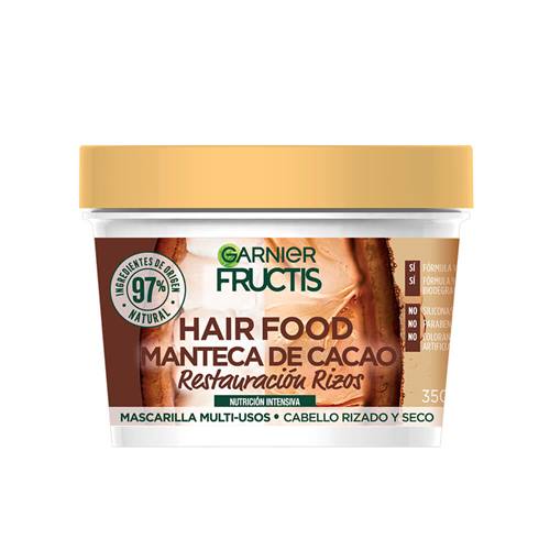 Garnier Fructis Hair Food Mascarilla Manteca de Cacao - 350 ml
