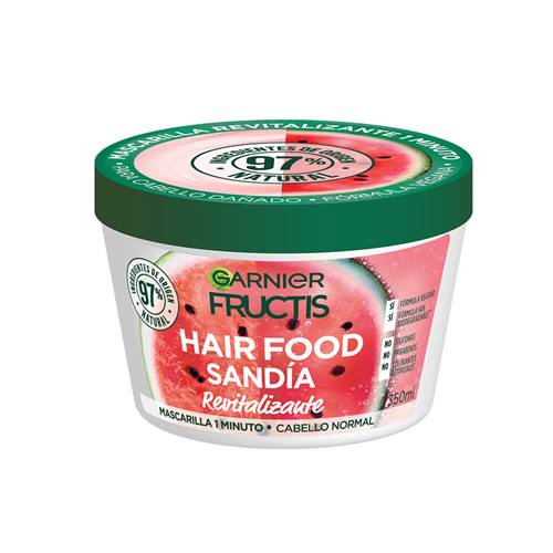 Garnier Fructis Hair Food Mascarilla Sandía | Revitalizante (350 ml)