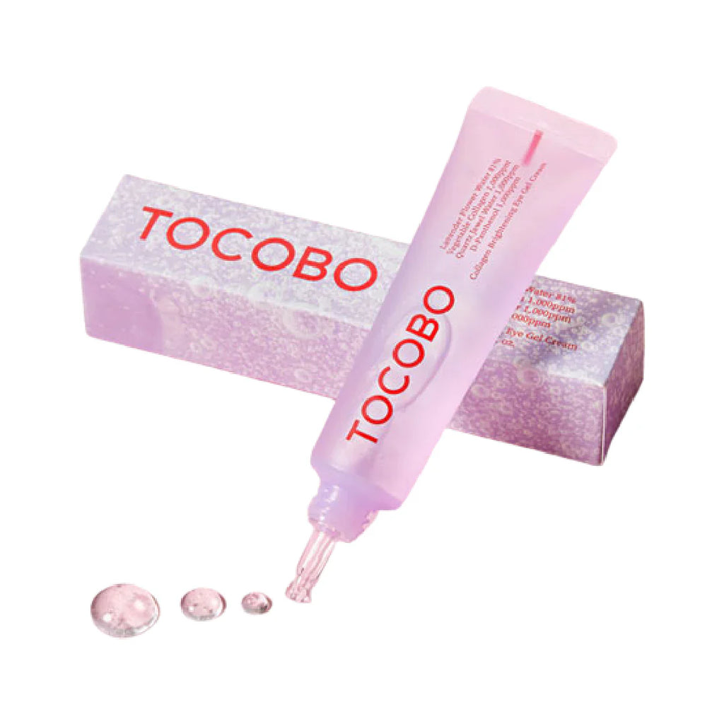 Tocobo Collagen Brightening Eye Gel Cream | Crema Gel Contorno de Ojos Iluminador | 30 ml