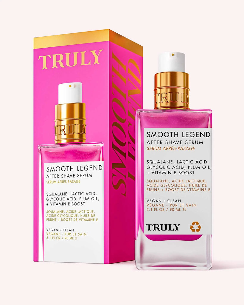 Sérum Post-Afeitado Truly Smooth Legend | Exfoliante con Ácidos Láctico y Glicólico | Hidratación con Escualano