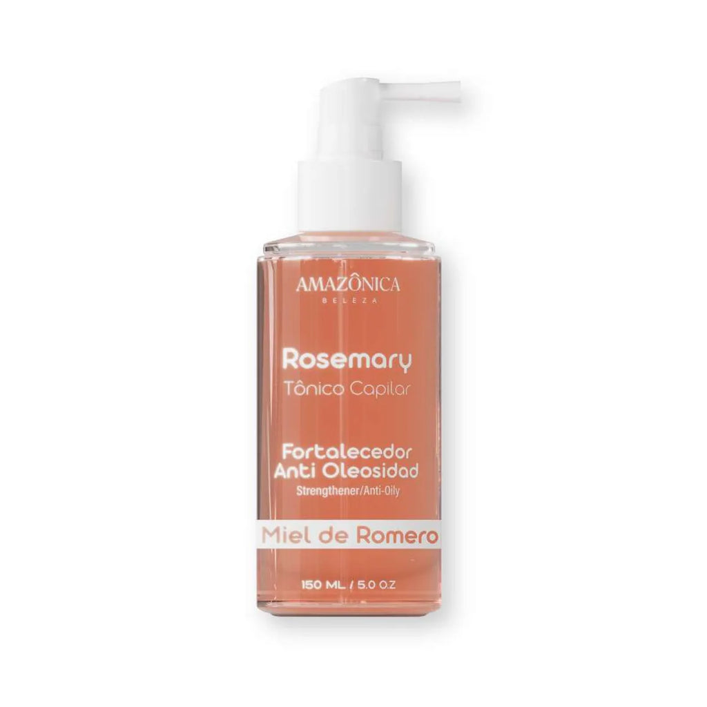 Tónico Capilar Rosemary Amazônica 150ml – Fortalecedor y Anti Oleosidad con Miel de Romero