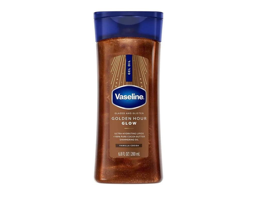 Iluminador Corporal con Manteca de Cacao - Vaseline Golden Hour Glow Body | 200ml (6.8 fl oz)