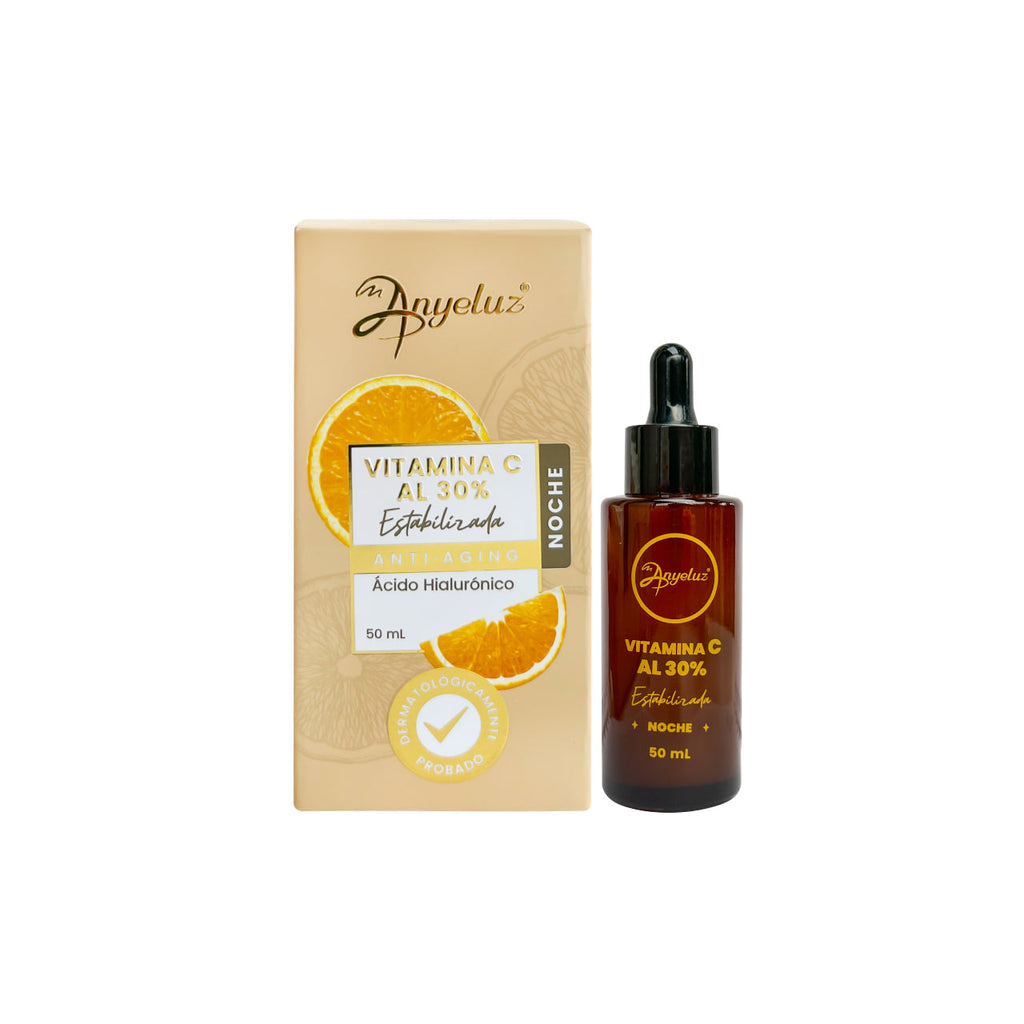 Anyeluz Vitamina C al 30% Estabilizada | Sérum Facial Noche 50ml