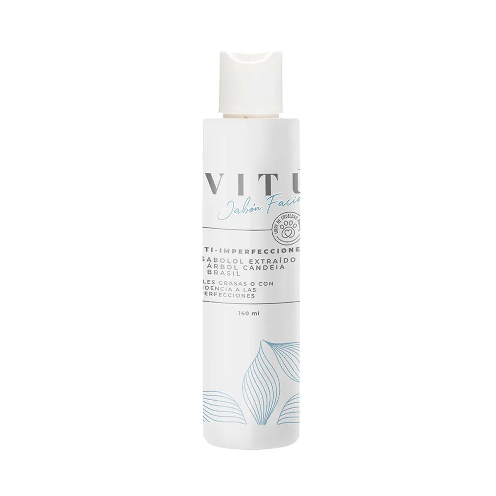 Jabón Facial Vitú Anti-Imperfecciones 140ml | Bisabolol de Candeia