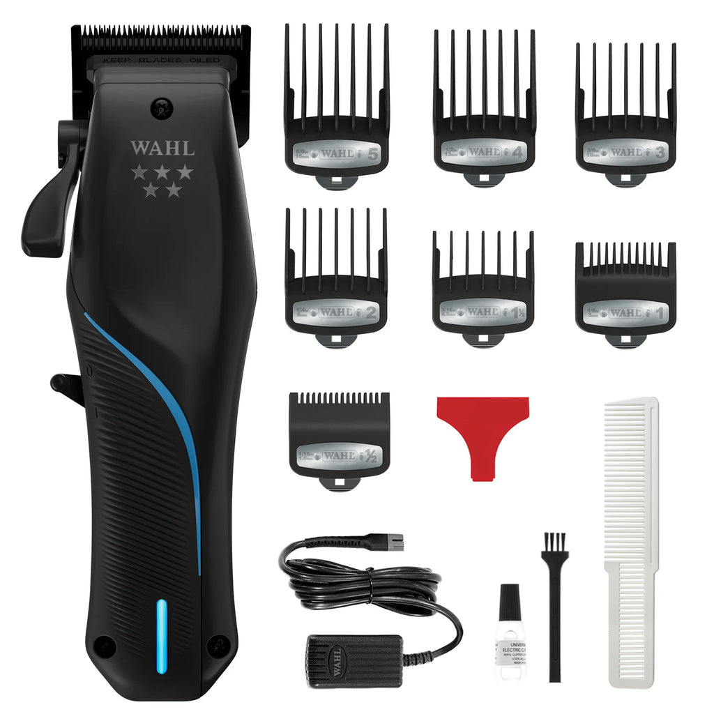 Máquina Clipper Inalámbrica Wahl 5 Star Vapor Full Kit | Precisión Profesional
