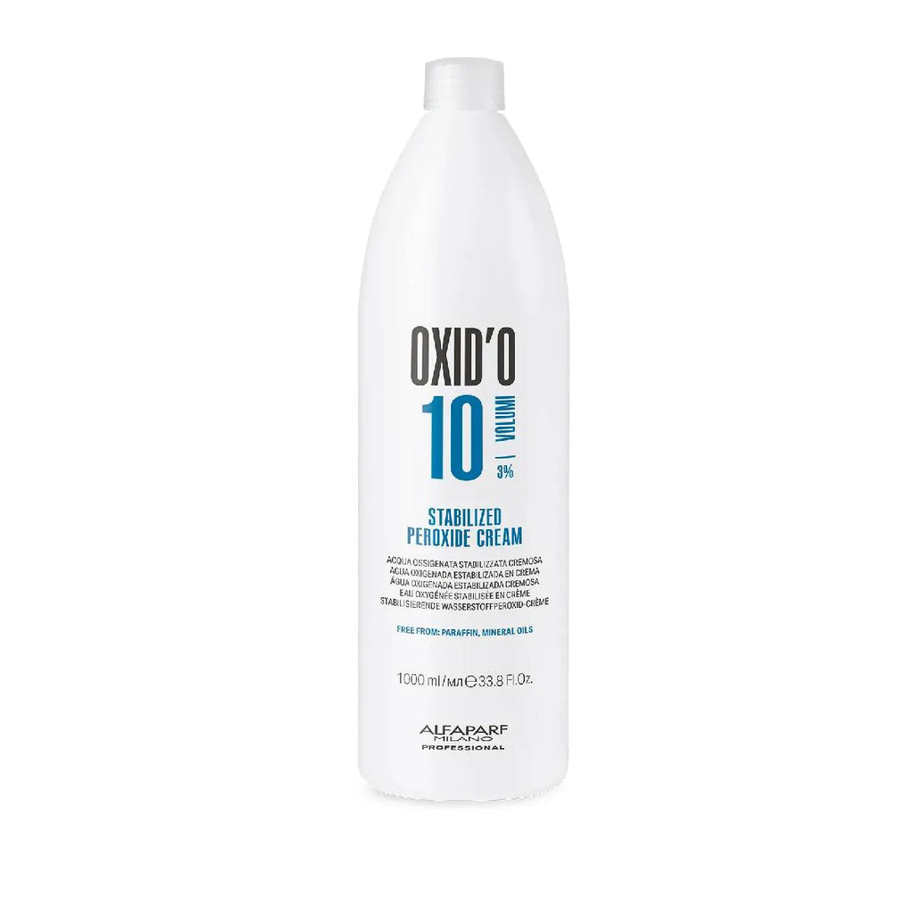 Oxidante en Crema Alfaparf Oxid'o 3% 10 Vol 1 Litro | Revelador Profesional