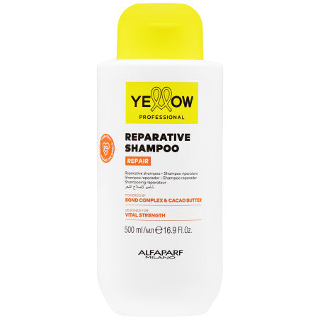 Shampoo Reparador Yellow Professional Repair | Con Bond Complex y Cacao | 500 ml