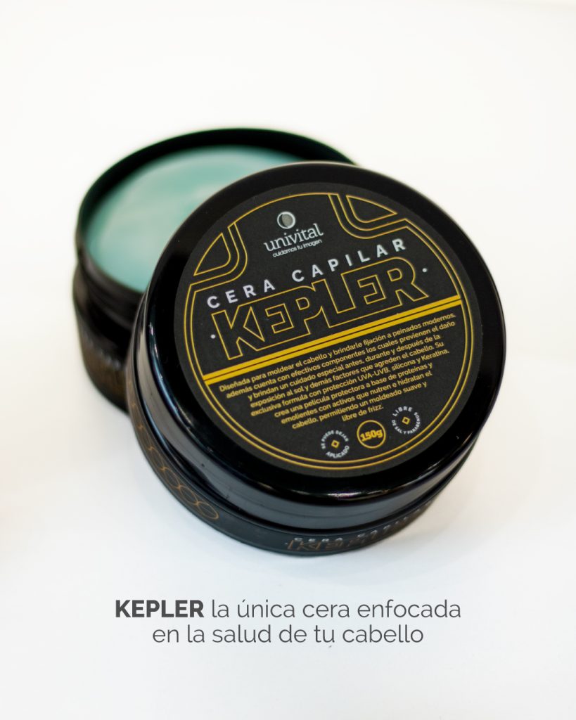 Cera Capilar Kepler Cuidado y Fijación 150 g | Univital