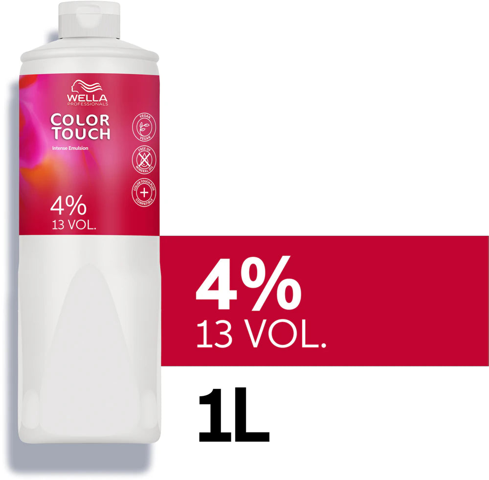 Emulsión Intensiva Color Touch Wella 4% 13 Vol 1 Litro | Revelador Profesional