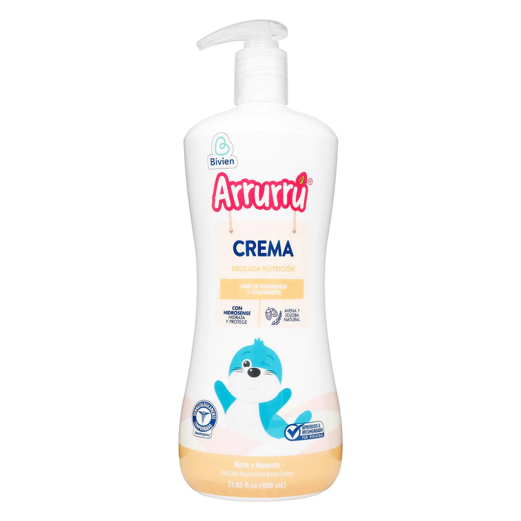 Crema Corporal Arrurrú | Delicada Nutrición Avena y Jojoba | 800ml