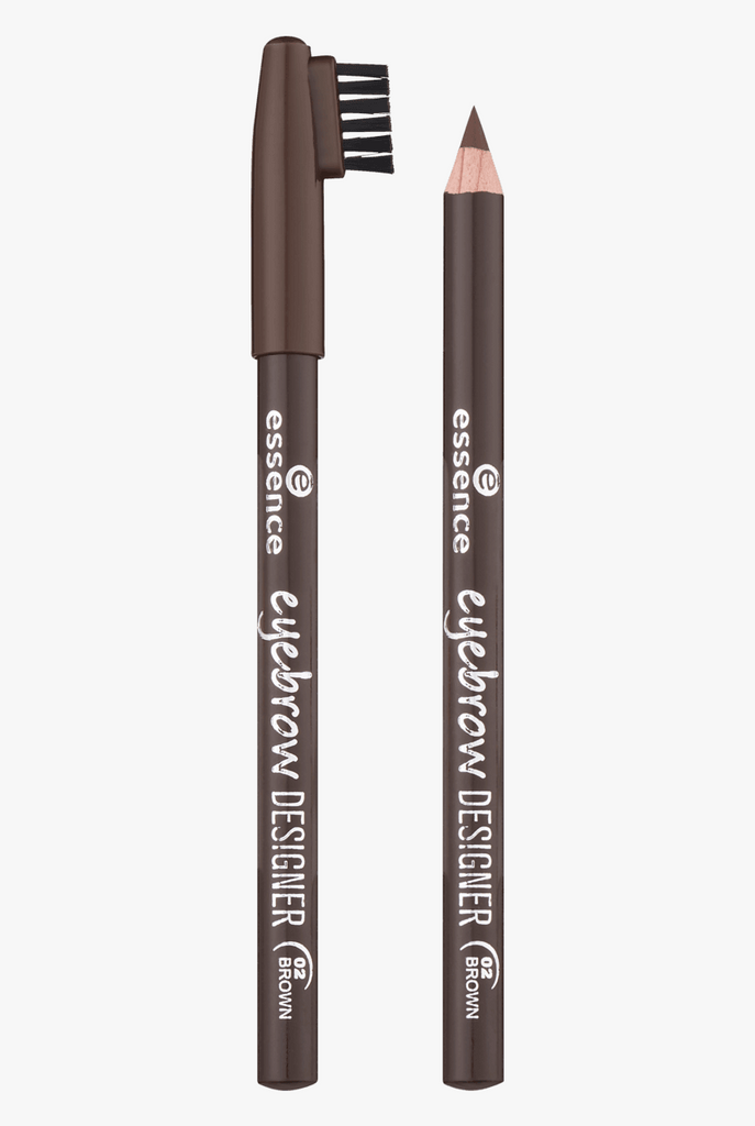 Essence Eyebrow Designer 02 Brown | Lápiz de Cejas con Cepillo Integrado