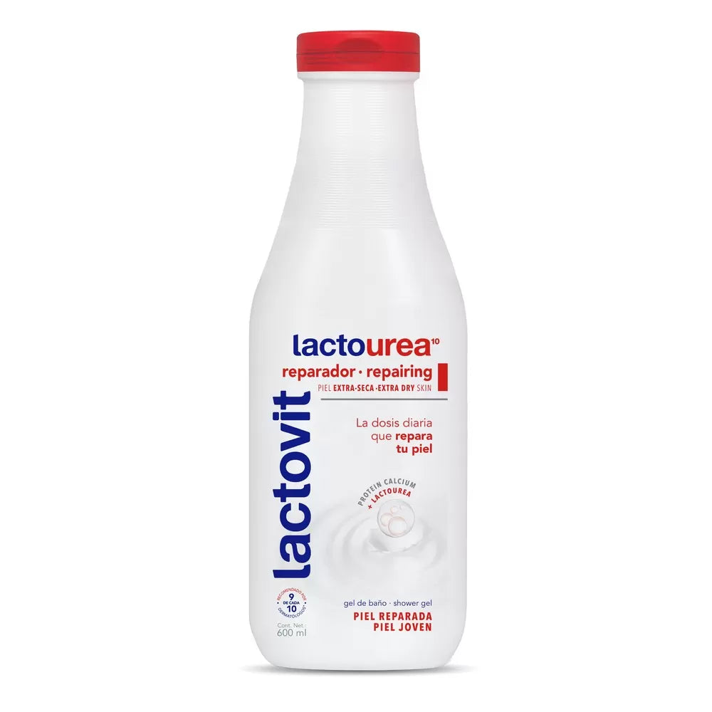 Gel de Baño Lactovit Lactourea Reparador | Para Piel Extra Seca | 600 ml