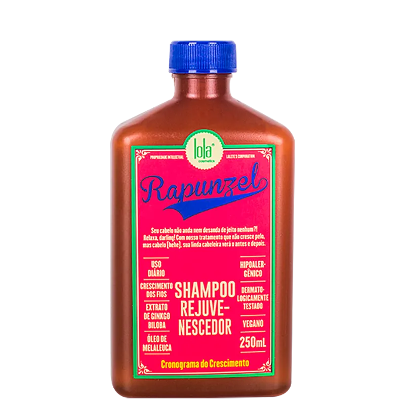 Shampoo Rejuvenecedor Lola Rapunzel | Crecimiento Capilar Saludable (250ml)