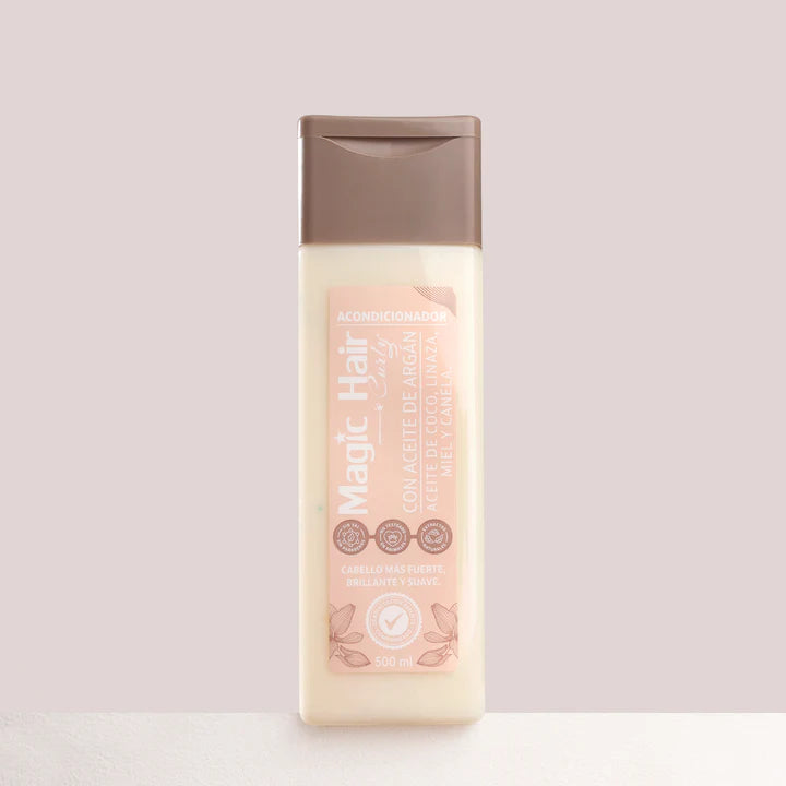 Acondicionador Magic Hair Curly 500ml |Hidratación y Definición para Cabello Ondulado y Rizado