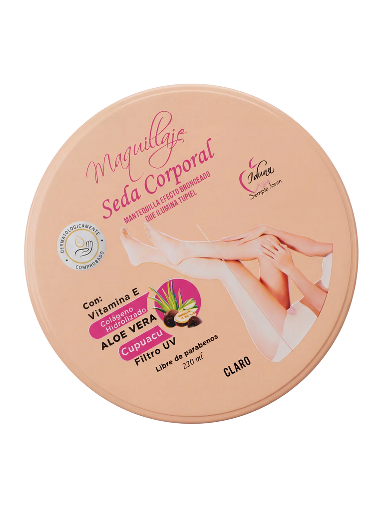 Seda Corporal Idunn - Mantequilla Efecto Bronceado e Iluminador (220 ml)