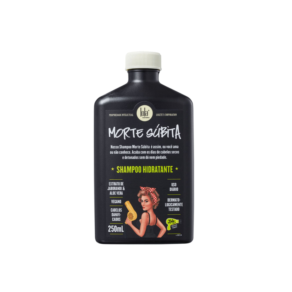 Shampoo Hidratante Morte Súbita Lola Cosmetics | Cuidado Diario para Cabello Dañado (250ml)