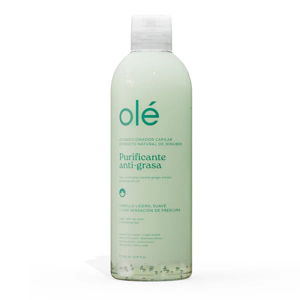 Acondicionador Purificante Olé Cuidado Capilar 500mL | Desenredo Ligero, Hidratación Balanceada y Movimiento