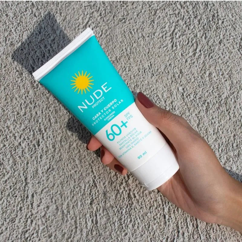 Protector Solar Cara y Cuerpo Nude Protect SPF 60+ | 90 ml