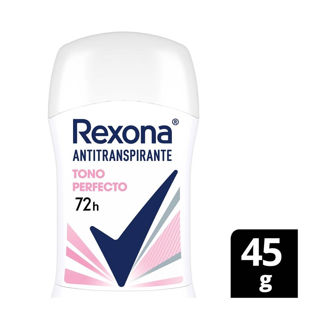 Desodorante Antitranspirante | Rexona Tono Perfecto 72h Barra | 45 g