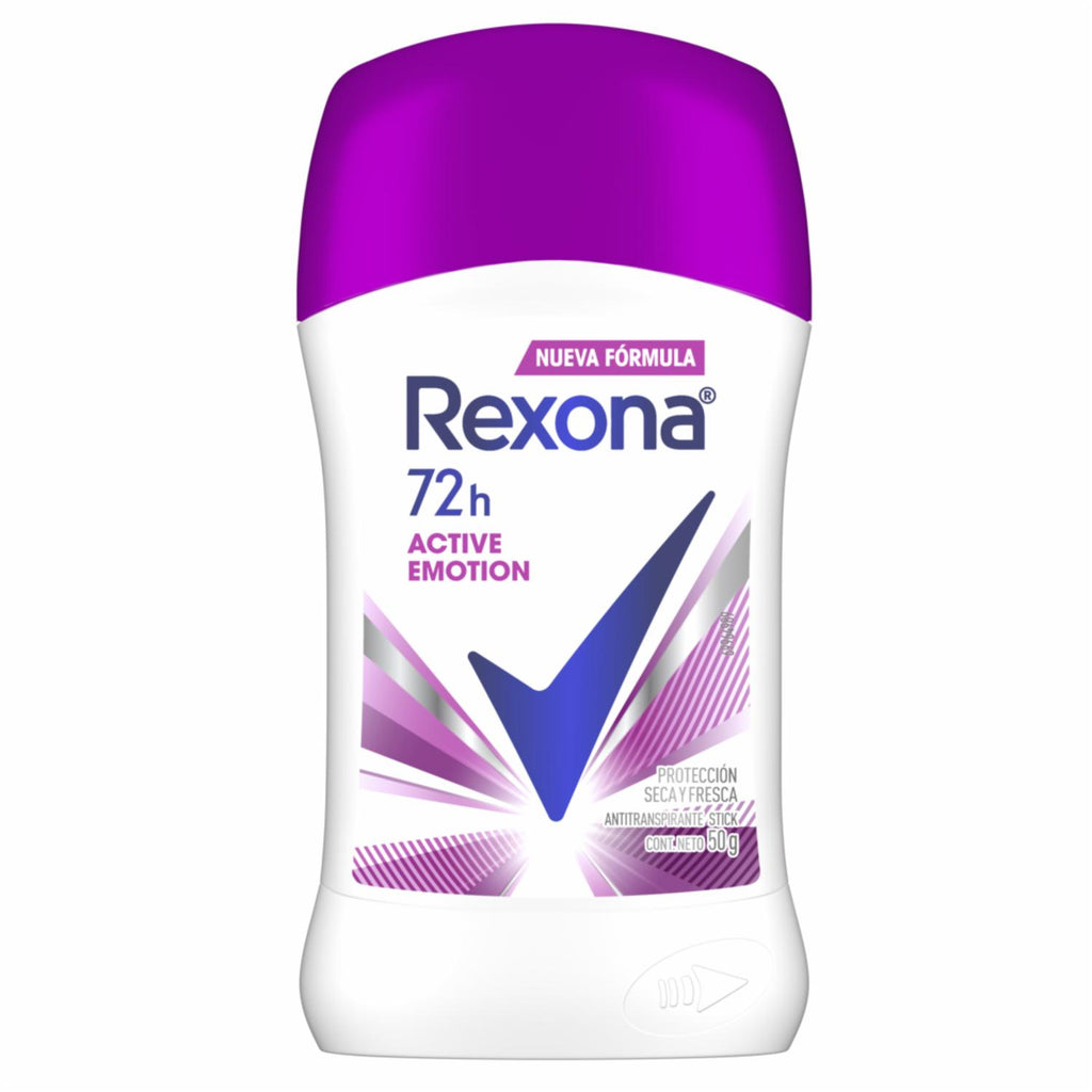Desodorante Antitranspirante | Rexona Active Emotion 72h Barra | 1.4 oz