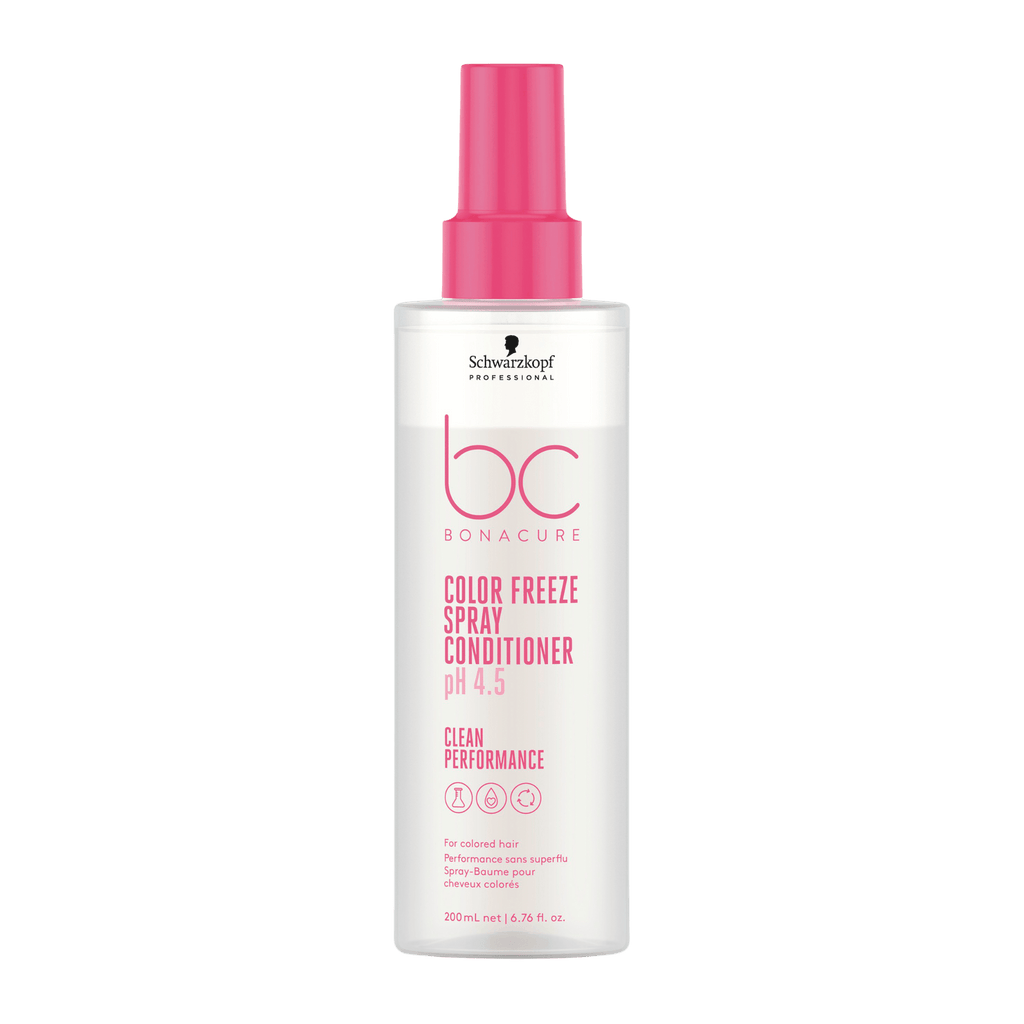 Acondicionador en Spray Schwarzkopf BC Bonacure Color Freeze pH 4.5 (200ml) | Brillo Vibrante y Protección de Color sin Aclarado