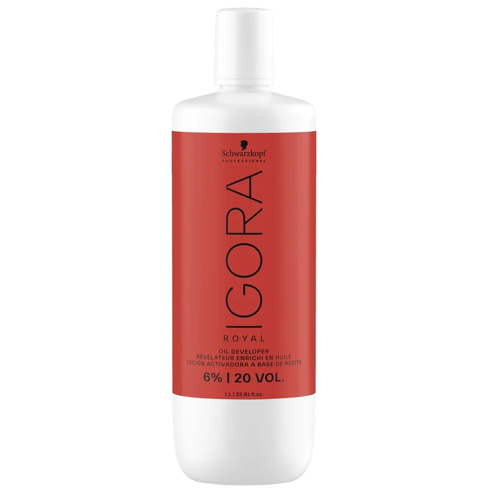 Loción Activadora a Base de Aceite | Schwarzkopf Igora Royal 6% 20 Vol | 1000ml