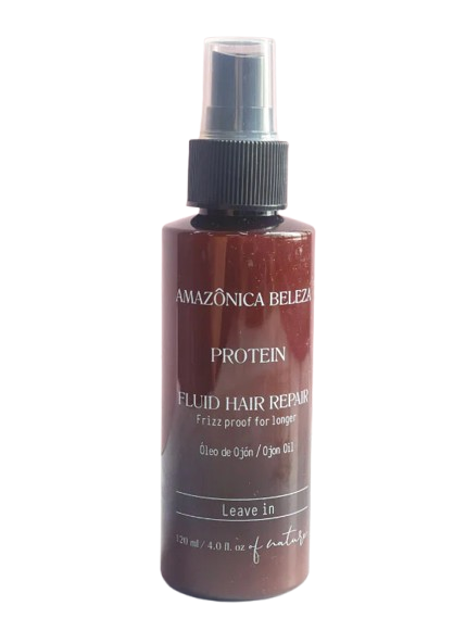 Termoprotector Protein Fluid Hair Repair Amazônica Beleza 120ml – Con Óleo de Ojón y Efecto Anti-Frizz Prolongado