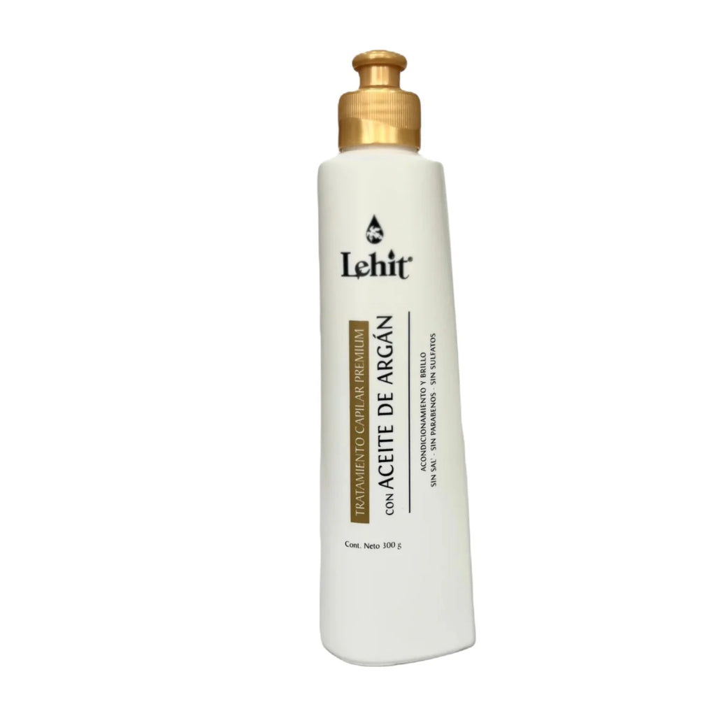 Tratamiento Capilar Prémium con Aceite de Argán Lehit 300g | Acondicionamiento y Brillo