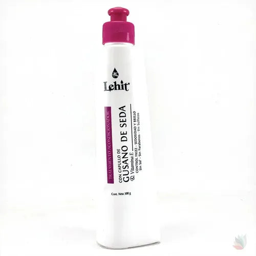 Tratamiento de Gusano de Seda y Vitamina E Lehit 300g | Control Frizz, Sedosidad y Brillo