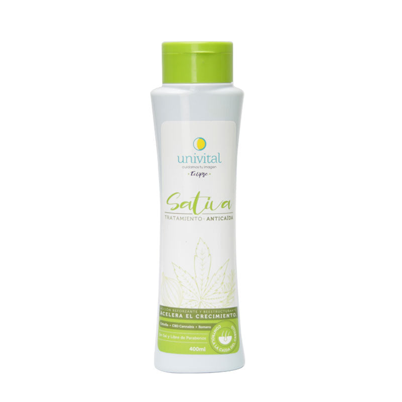 Tratamiento Capilar Sativa Anticaída Eclipse Univital 400ml: Nutrición Profunda, Fuerza y Estímulo de Crecimiento