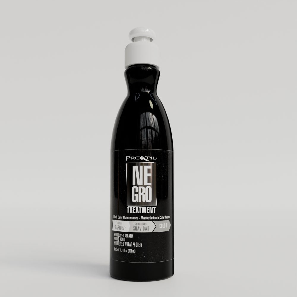 Tratamiento Color Negro Prokpil 300 ml | Mantenimiento y Brillo para Cabellos Oscuros